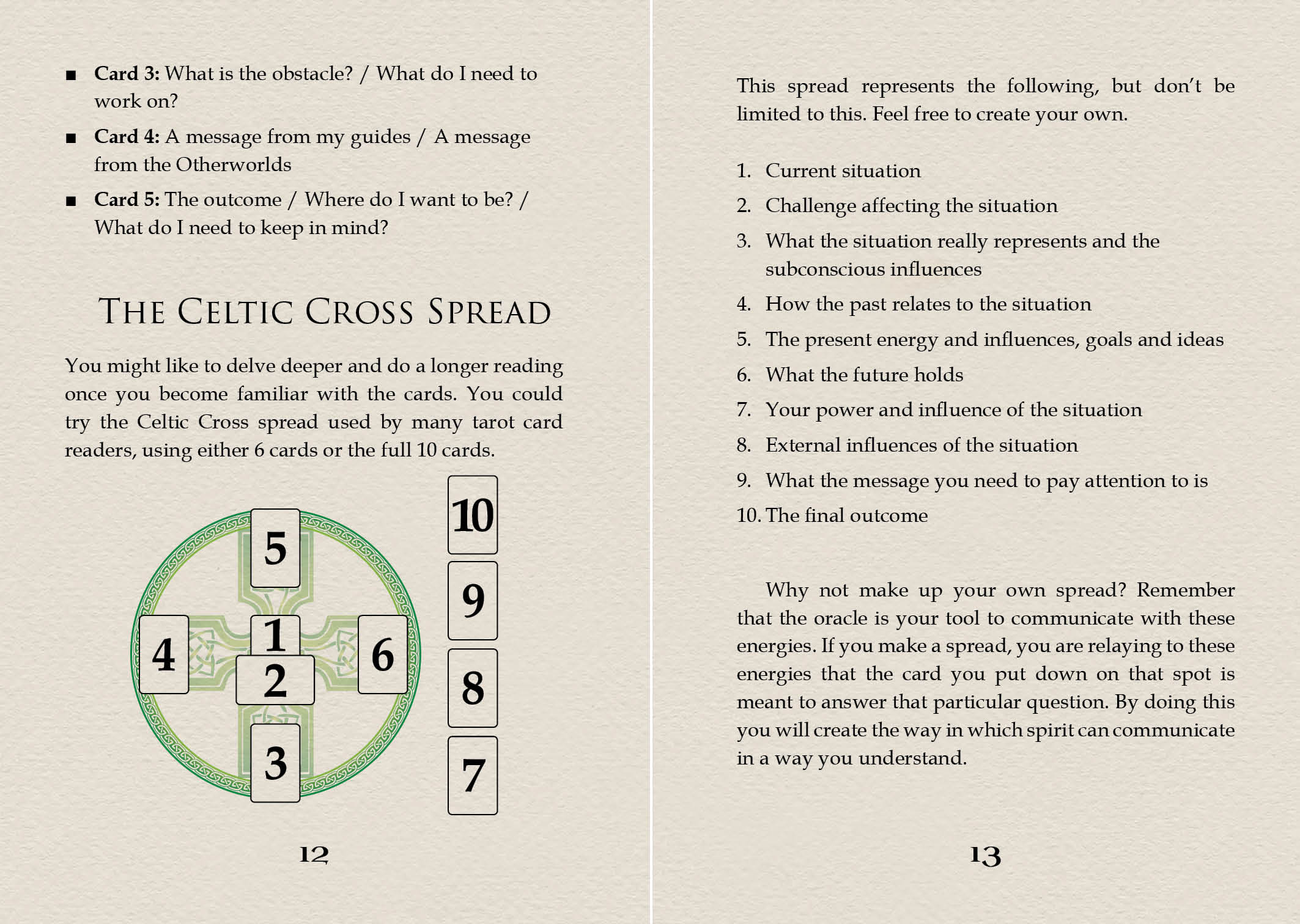 Celtic Spirit Oracle Cards
